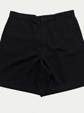 Acne Studios Black Twill Shorts Elastic Back Size 52